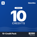 10-Credit Pack — 10 SkimHire credits at $25 each, $250 total